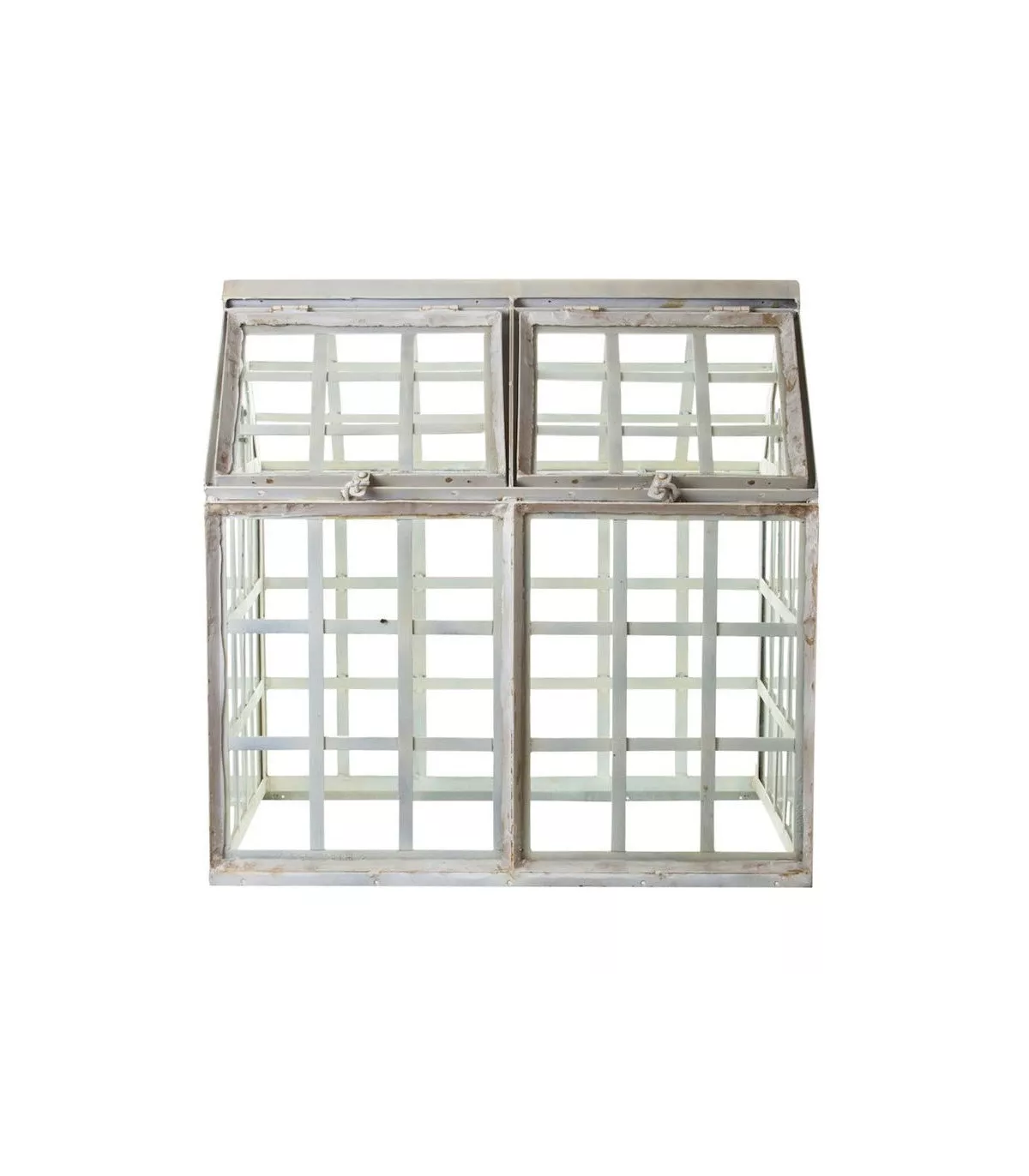 Invernadero de lámina exterior Hunze con cremallera acero y cubierta PE  200xØ240cm - Blanco [en.casa]