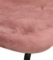 Silla retro terciopelo rosa