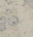 Lino blanco con cadenas de rosas