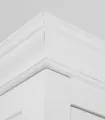 Armario ropero blanco con puertas persiana (+ medidas)
