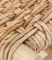 Sillón raw de fibra de banano y madera