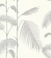 Papel pintado palmeras gris