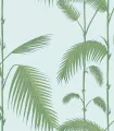 Papel pintado palmeras azulito
