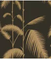 Papel pintado palmeras carbon