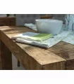 Mesa industrial de madera reciclada de olmo 