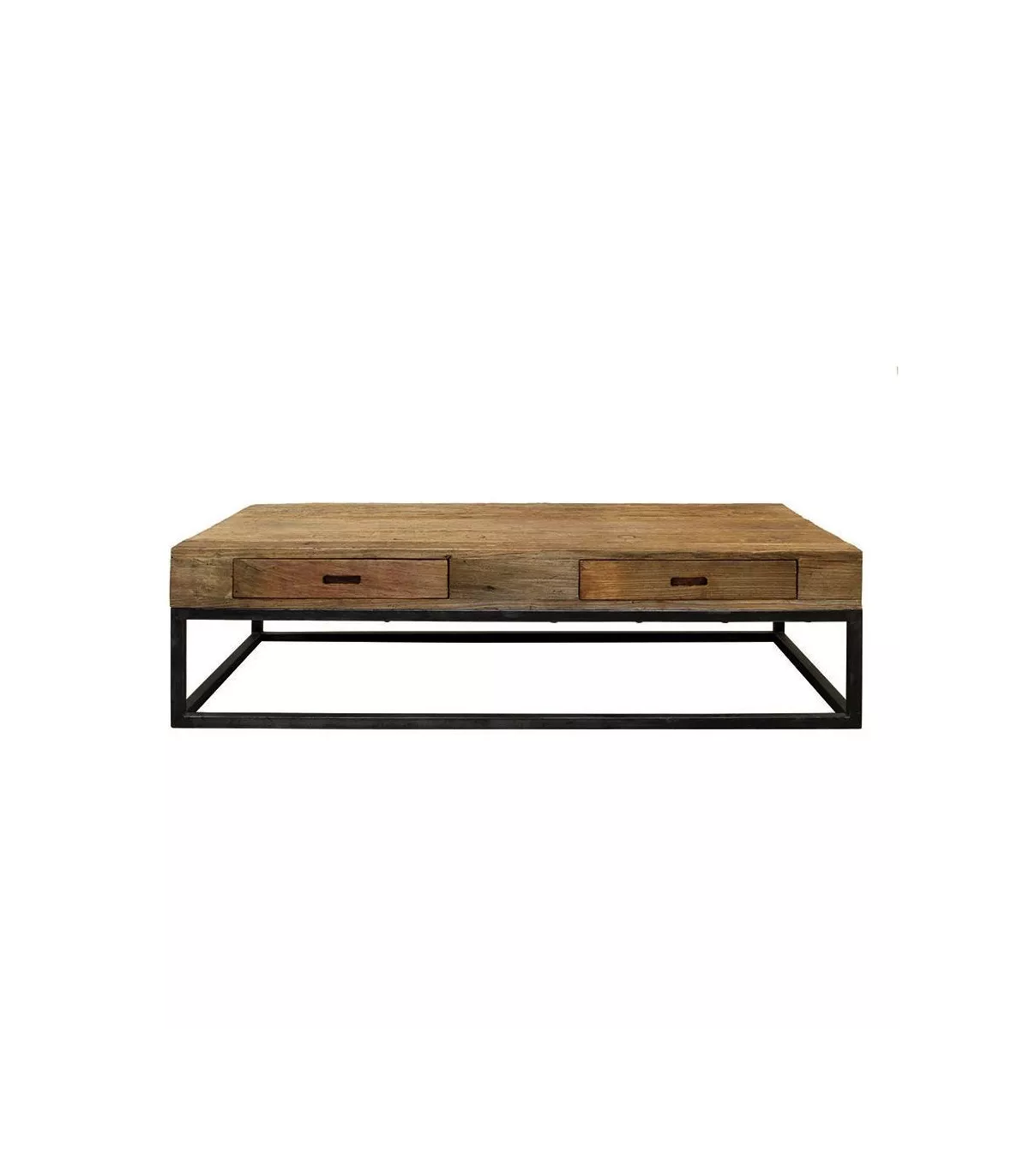Mesa de madera con cajones 125x76x78