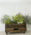 Cajon de madera Schweppes