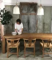 Mesa comedor madera de Teca reciclada