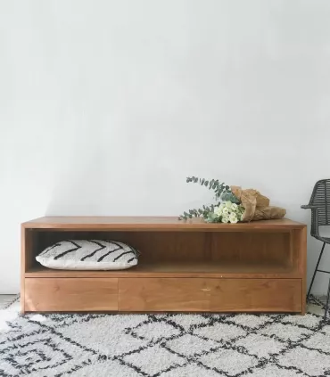 Mueble de televisión de madera de roble (varias medidas)
