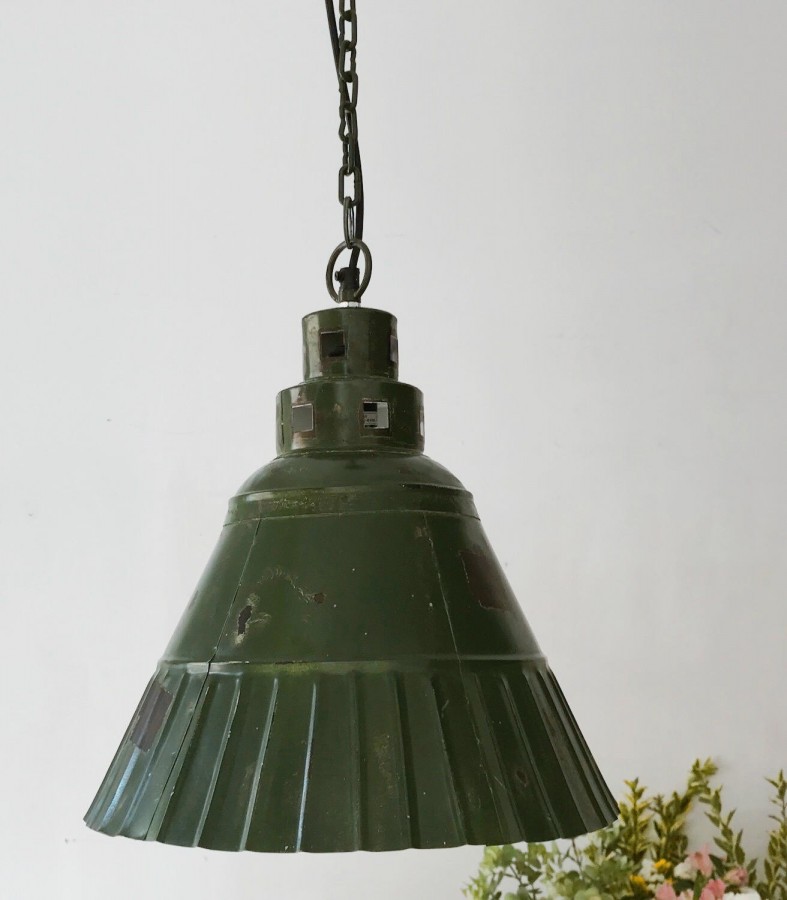 Lámpara provenzal verde