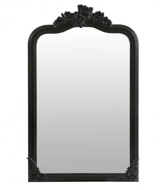 Gran espejo Barroco negro