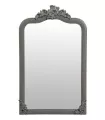 Gran espejo Barroco gris