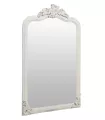 Gran espejo Barroco blanco