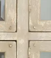 Vitrina Shabby con 6 puertas acristaladas