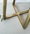 Lámpara latón cruz dorado antiguo