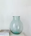 Gran jarrón Bola de vidrio reciclado