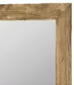 Gran espejo de madera natural