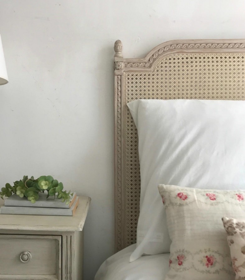 Cabecero de cama romántico gris francés (+ colores)