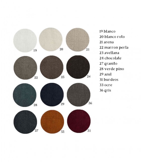 Colores tapizado Sofa belga desenfundable 