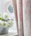 Lino inglés flores rosa Alder