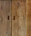 Mueble aparador industrial de madera de Olmo