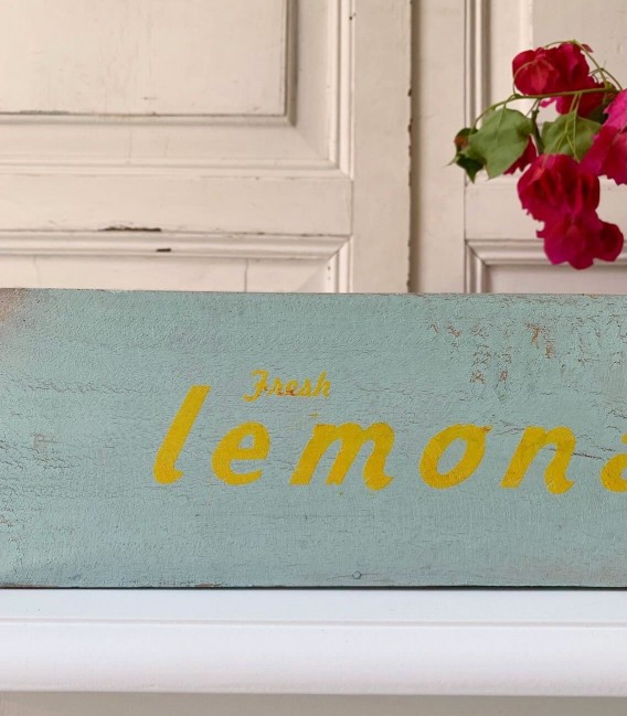 Caja de madera Fresh Lemonade