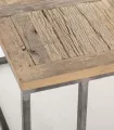 Mesa auxiliar madera recuperada